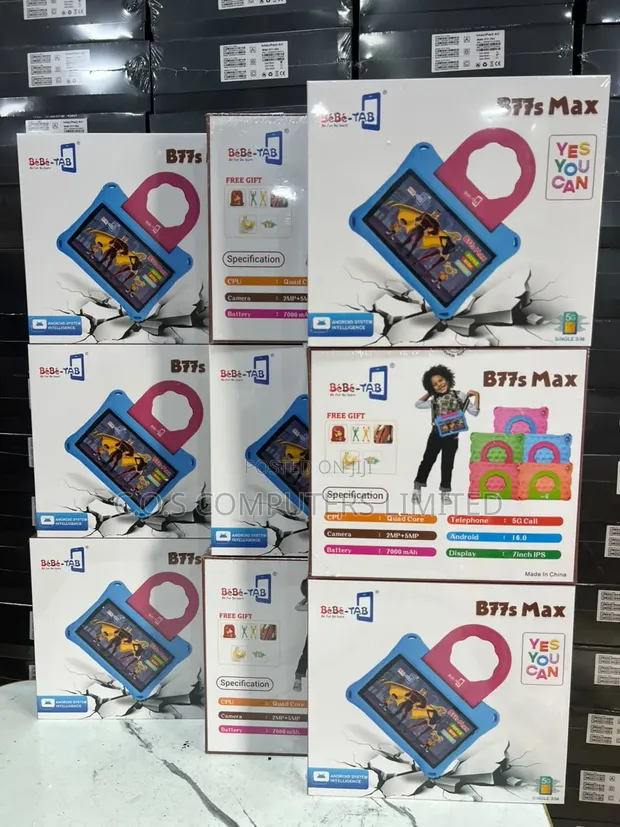 New Bebe B77s 256GB Blue Tablet - 1