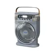 6-Inch Table Mist Rechargeable Fan with Long-Lasting Battery - 1