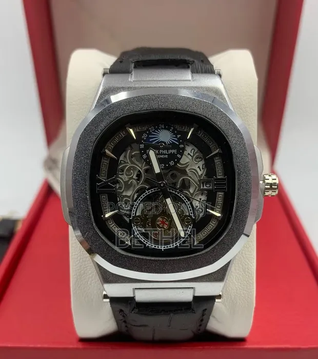 Patek Philippe Mechanical Skeleton Dial Watch - 1