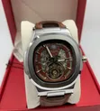 Patek Philippe Mechanical Skeleton Dial Watch - 4
