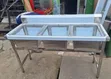 3 Bowl Industrial Sink - 1