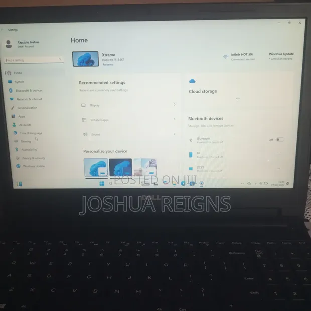 Dell Inspiron 15 3567 Laptop - 8GB RAM, 2TB HDD, Core i5 - 1