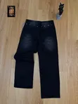 High Quality Baggy Jeans - Black - 2