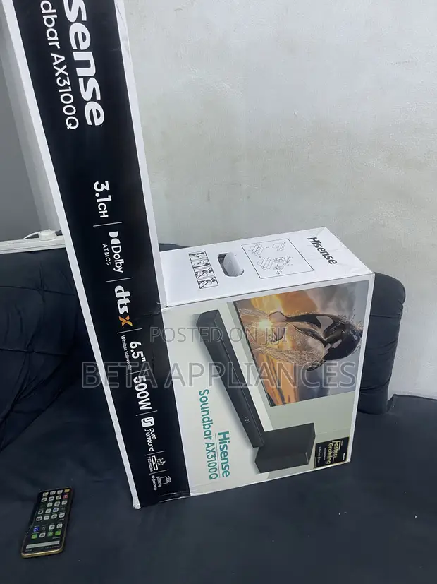 Hisense 500W High-Power Soundbar - 1