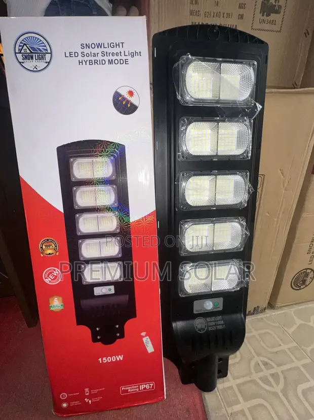 1500W All-in-One Solar Streetlight - 1