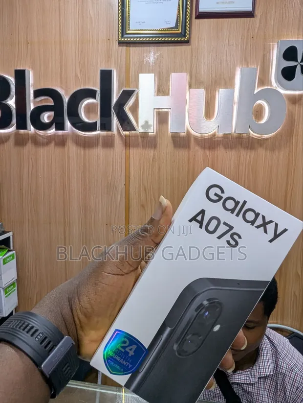 New Samsung Galaxy A07s 64GB Black - 1