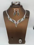 High Quality Zirconia 4-Piece Jewelry Set - 4