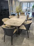 Home Interiors Dining Set Mai kujeru 6 na Marmara - 2