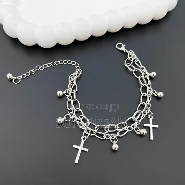 Double Cross Woman Ladies Bracelet - 1