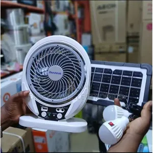 Duravolt Solar Table Fan 7-inch