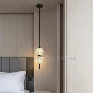 Dual-Light Crystal Globe Pendant Light
