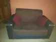Set of 4 Used Brown Living Room Chairs - 1