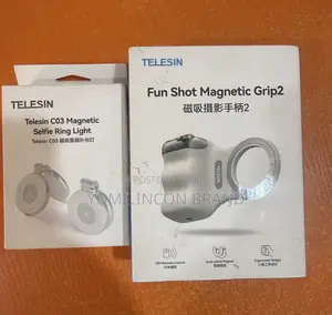 Telesin Fun Shot Magnetic Grip 2 + Ring Light