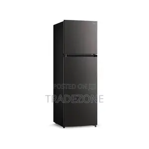 Midea 204L Double Door Refrigerator - Jazz Black