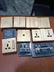 Complete Set of Berlin Brush Gold Sockets & Switches - 2
