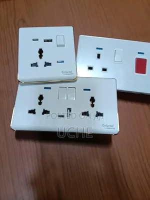 Complete Berlin Socket and Switches - Gray