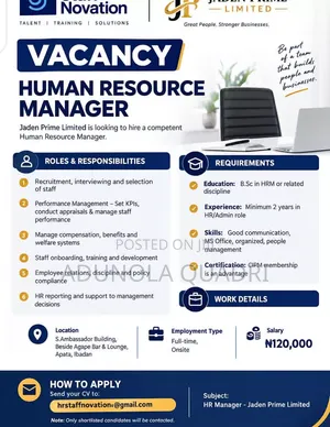 Experienced Manager - Adunola Quadri