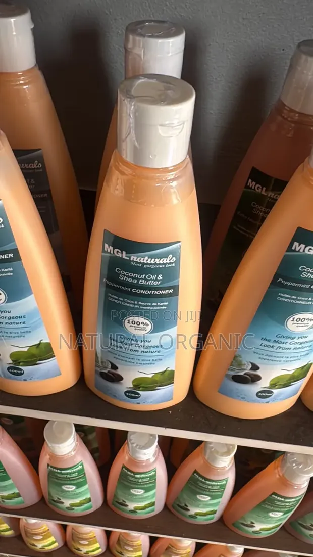 MGL Naturals Coconut Oil Shea Butter Peppermint Conditioner - 1