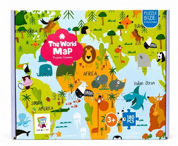World Map Puzzle - Brand New - 1