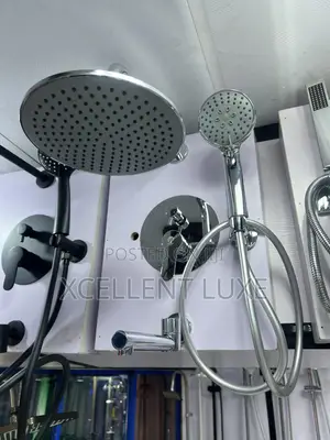 Conduit 5-Way Shower Mixer with Round Shower Head