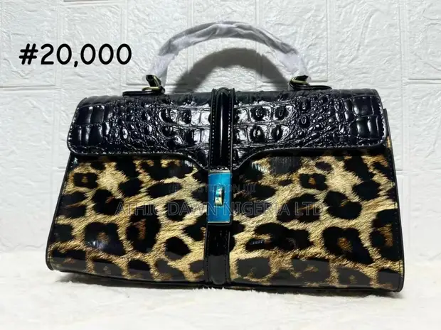 Premium Quality Leopard Print Handbag - 1
