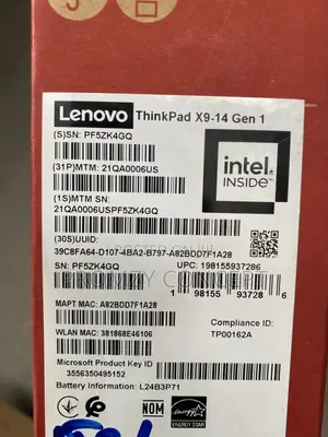 Lenovo ThinkPad X1 Carbon Gen 11 14" Intel Core Ultra 7 32GB RAM 1TB SSD