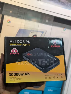 Kvron 30,000mAh Mini DC UPS Power Bank for Routers