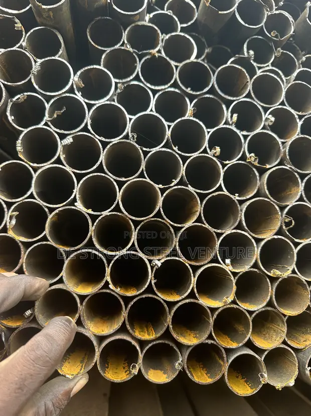 25mm Round Steel Pipe (Galvanized, Stainless, Mild) - 1