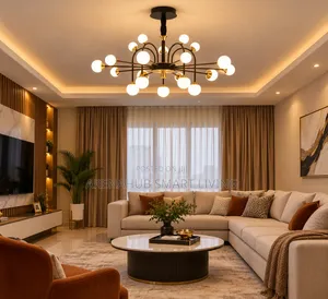 LED Nordic Creative Gold/Black Chandelier
