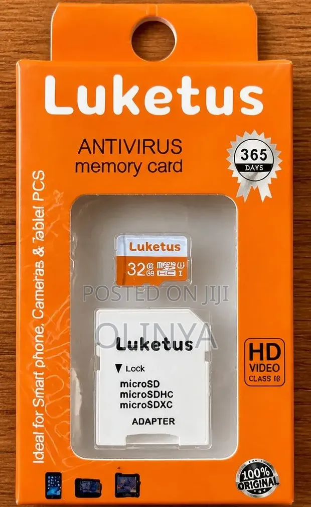 LUKETUS Antivirus MicroSD Memory Card C10 32GB - 1
