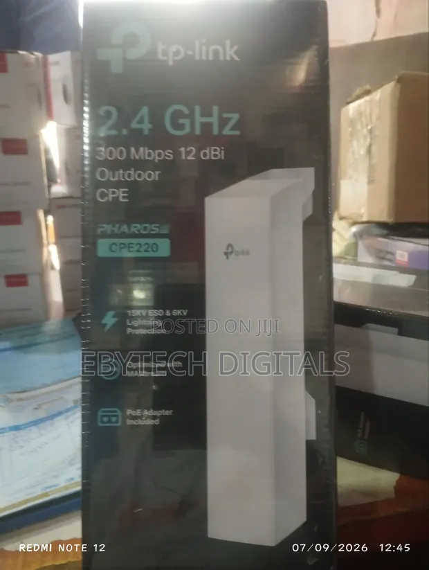 TP-Link CPE210 2.4GHz 300Mbps Waje CPE - 1