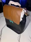 Mai Salo Biyu Faux Fata Backpack - 1