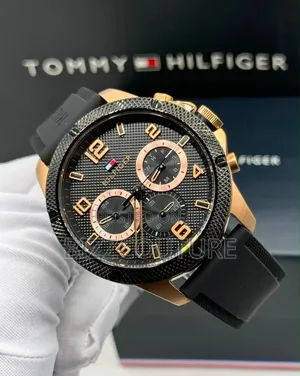 Original Tommy Hilfiger Men's Rubber Watch - Authentic
