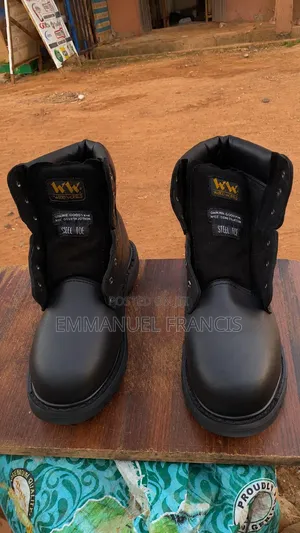 Brand New Leather Safety Boots - Size 45