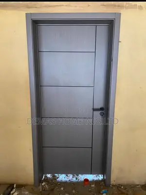 Gray HDF Room Door 900x2100mm