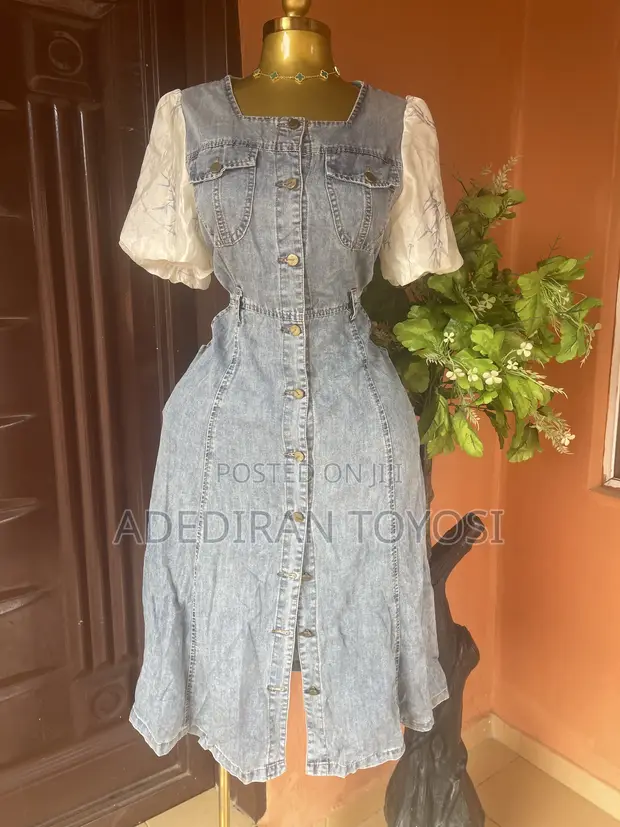 Akube Denim Dress - Size M (Used) - 1