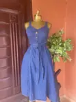 Akube Denim Dress - Size M (Used) - 2