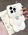 Fashionable Teddy Phone Case for iPhone 16 Plus - 2