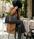 Stylish Black Handbag - 2