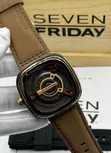 Original Seven Friday Men's Leather Strap Watch - 1