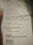 Housekeeper CV - Young, Eager to Learn - 1