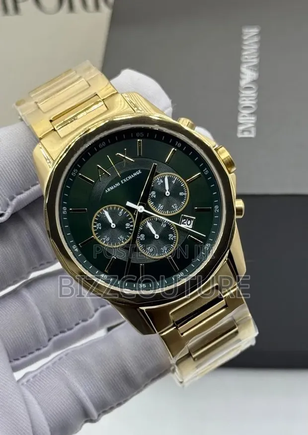 Emporio Armani Gold Chain Watch - Gaskiya - 1