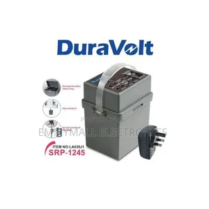 Solar Rechargeable Pack don Fan na DC SRP-1245 (Mai Caji Kawai)