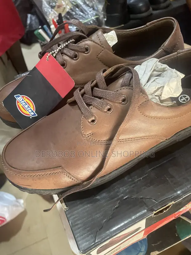 Dickies Lace-Up Leather Work Shoe - 1