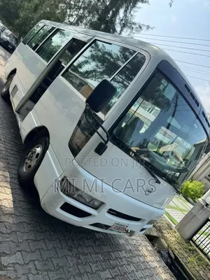 2013 Toyota Coaster Bus - White