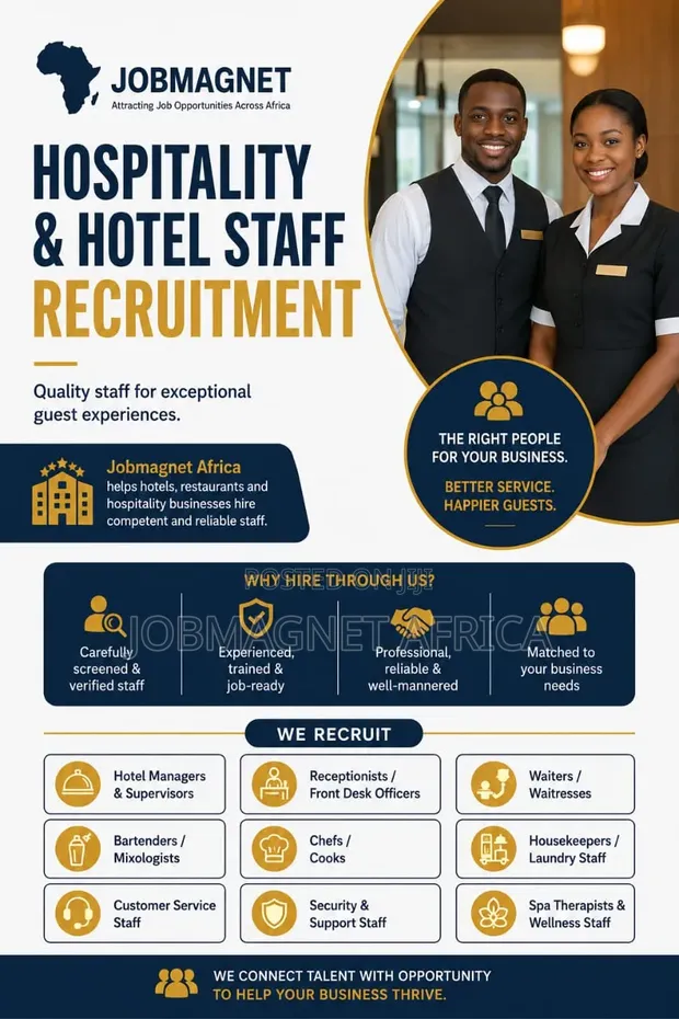 Hospitality & Hotel Staff Recruitment Services - 1