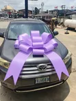 Purple Car Bow Art Card - 2