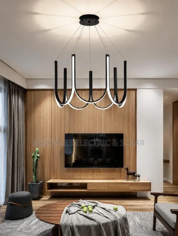 Nordic LED Hanging Lights - Black/Gold - 1