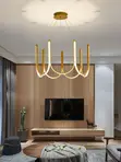 Nordic LED Hanging Lights - Black/Gold - 2