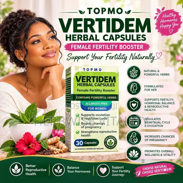 Vertidem Herbal Capsules - Female Fertility Support - 1